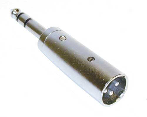 open zoom image for CBI XLR Male To 1/4-inch TRS Male Connector, Main