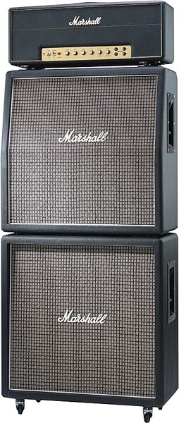 open zoom image for Marshall Super Lead Plexi Guitar Amplifier Full Stack with 1959SLP Head, 1960AX and 1960BX Cabinets, Main