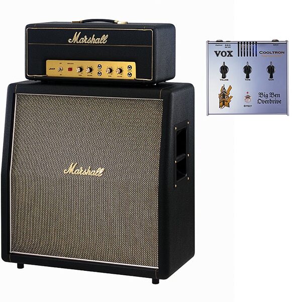 open zoom image for Marshall Handwired Guitar Amplifier Half Stack with 2061CX Head and 2061X Cabinet, Main