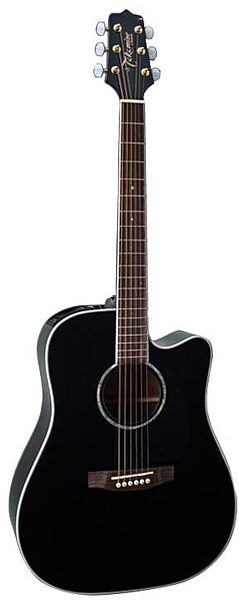 open zoom image for Takamine EG341SC Dreadnought Cutaway Acoustic-Electric Guitar, Black