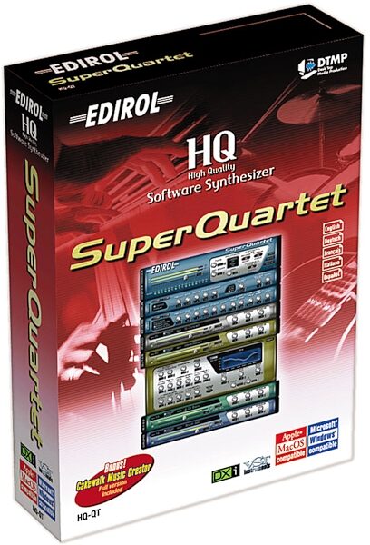 open zoom image for Edirol Super Quartet Soft Synth HQ VST (Macintosh and Windows), Main