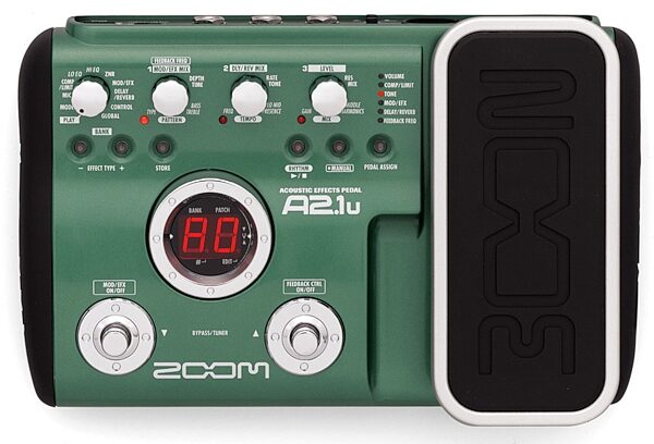 open zoom image for Zoom A2.1u Acoustic Guitar Multi-Effects Pedal, Main