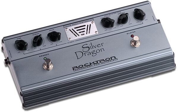 open zoom image for Rocktron Silver Dragon Tube Distortion Pedal, Main