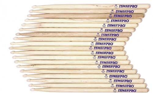 open zoom image for Zildjian Power Pro 5A Nylon Tip Drumsticks, Main