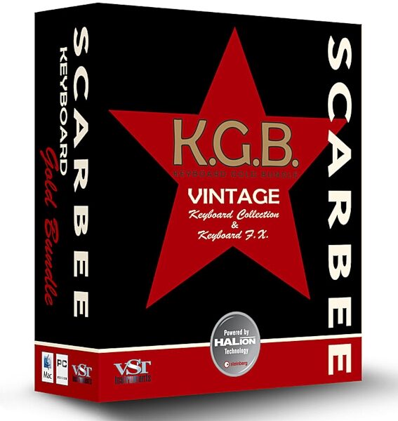 open zoom image for Scarbee Vintage Keyboard Gold Bundle Virtual Instrument, Box