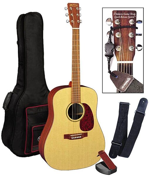open zoom image for Martin DXM Dreadnought Acoustic Guitar, with Gig Bag, Strap, and Quick Release