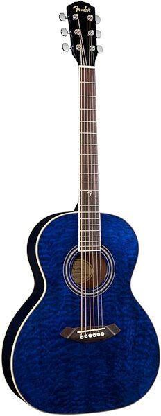 open zoom image for Fender GDO300 Orchestra Acoustic Guitar, Transparent Blue