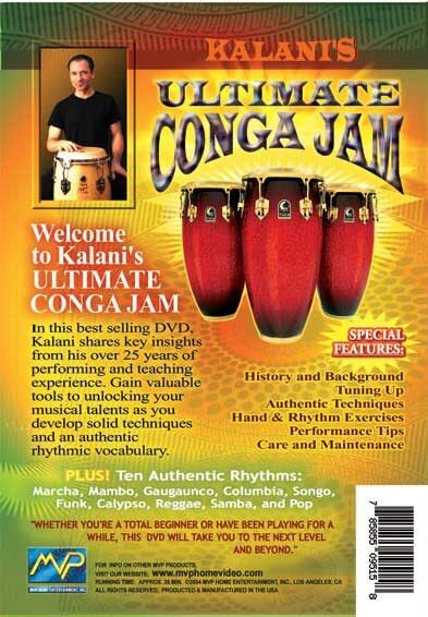 open zoom image for Kalani's Ultimate Conga Jam Video, Rear