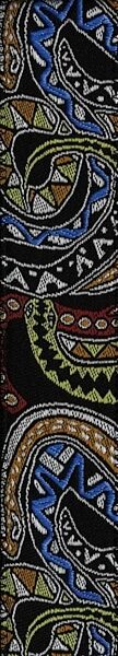 open zoom image for Planet Waves Joe Satriani Signature Collection Guitar Strap, Snakes Mosaic