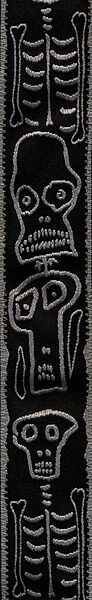 open zoom image for Planet Waves Joe Satriani Signature Collection Guitar Strap, Skull n Bones