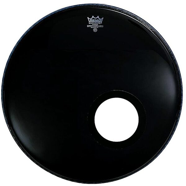 open zoom image for Remo Powerstroke 3 Bass Drumhead, 22 inch, P3-1022-ES, Uncut, with Dynamo Ring 5-Pack, Main