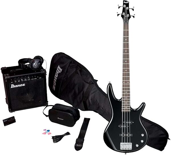 open zoom image for Ibanez IJXB190 Jumpstart Electric Bass Package, Black