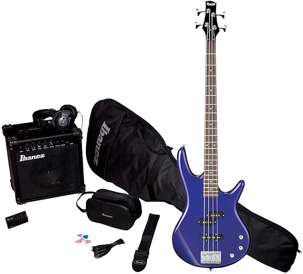 open zoom image for Ibanez IJXB190 Jumpstart Electric Bass Package, Jewel Blue
