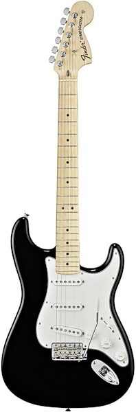 open zoom image for Fender Highway One Stratocaster Electric Guitar (Maple with Gig Bag), Flat Black