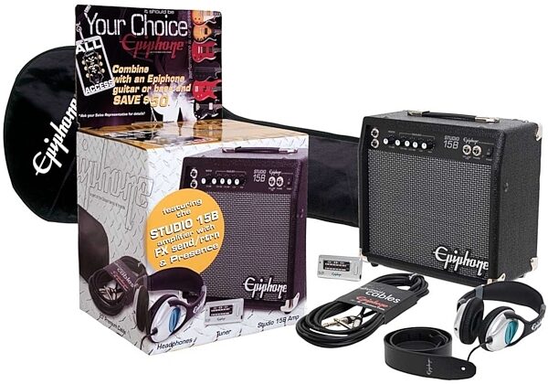 open zoom image for Epiphone All Access Electric Bass Accessory Package, Main
