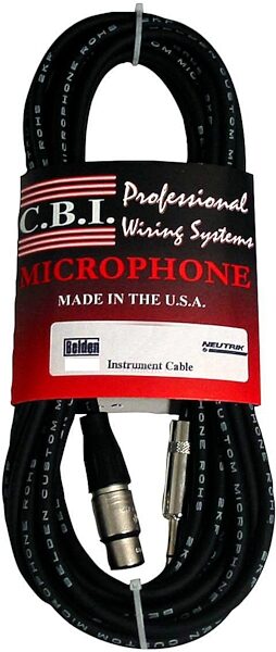 open zoom image for CBI BL Ultimate Series XLR Female to 1/4" TRS Male Cable, 6 foot, Main