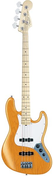open zoom image for Fender American Jazz Electric Bass (Maple, with Case), Butterscotch Blonde