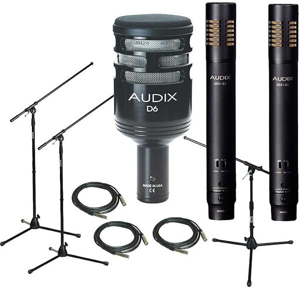 open zoom image for Audix Premium Triangle Microphone Package, Main