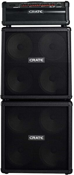 open zoom image for Crate GLX Guitar Amplifier Full Stack with GLX1200H Head, G412SL and G412ST Cabinets, Main