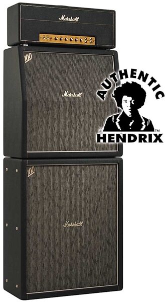 open zoom image for Marshall LTD Super 100JH Jimi Hendrix Handwired Guitar Amplifier Full Stack with Super 100JH Head, 1982AJH and 1982BJH Cabinets, Main