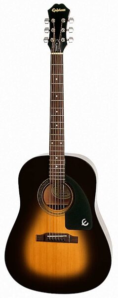 open zoom image for Epiphone AJ-100 Jumbo Acoustic Guitar, Vintage Sunburst