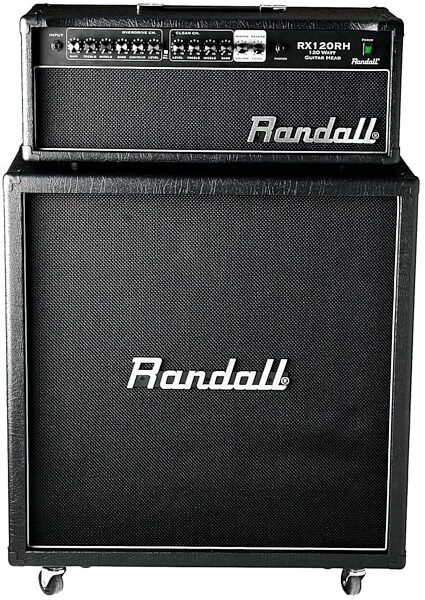 open zoom image for Randall RX120RHS Guitar Amplifier Half Stack with RX120RH Head and RX412 Cabinet, Main