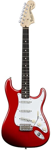 open zoom image for Fender Yngwie Malmsteen Stratocaster Electric Guitar (Rosewood, with Case), Candy Apple Red
