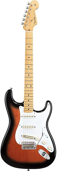 open zoom image for Fender Vintage Hot Rod 57 Stratocaster Electric Guitar (Maple with Case), 2-Color Sunburst