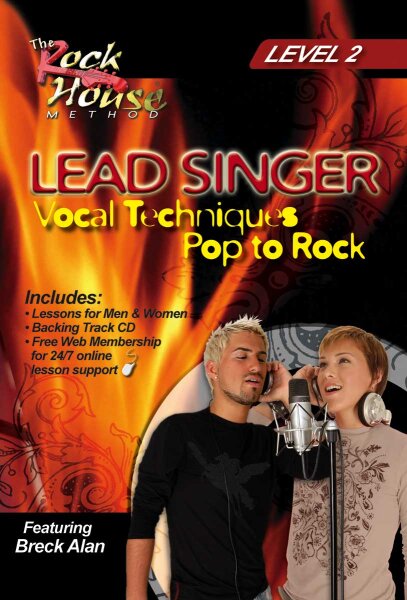 open zoom image for Rock House Lead Singer Vocal Techniques Pop to Rock Level 2 Video, Main