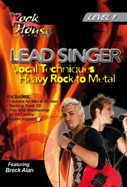 open zoom image for Rock House Lead Singer Vocal Techniques Heavy Rock to Metal Level 1 Video, Main