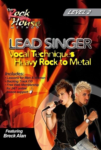 open zoom image for Rock House Lead Singer Vocal Techniques Heavy Rock to Metal Level 2 Video, Main
