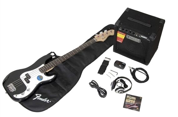 open zoom image for Squier Stop Dreaming, Start Playing Affinity Precision Bass Package, Black