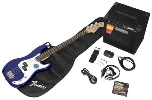 open zoom image for Squier Stop Dreaming, Start Playing Affinity Precision Bass Package, Blue