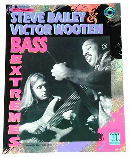open zoom image for Warner Brothers Steve Bailey Bass Extremes Book with CD, Main