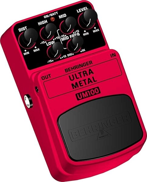 open zoom image for Behringer UM100 Ultra Metal Distortion Pedal, Main