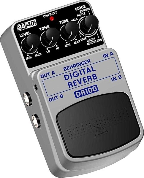 open zoom image for Behringer DR100 Digital Reverb Pedal, Main
