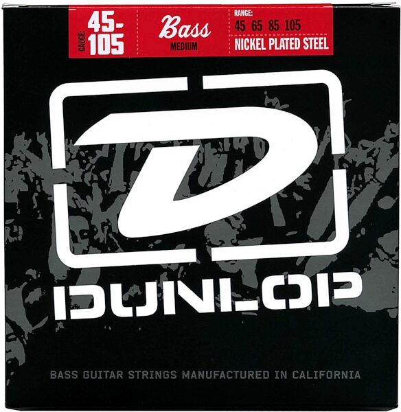 open zoom image for Dunlop Nickel-Plated Steel 5-String Bass Strings, Main