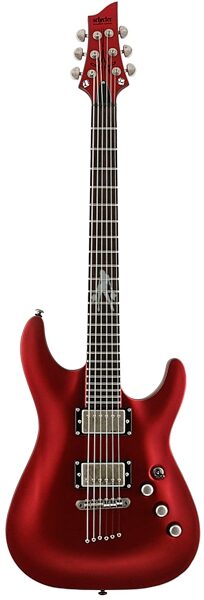 open zoom image for Schecter C1 Lady Luck Electric Guitar, Racing Red