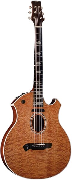 open zoom image for Parker P7EQS Quilt Top Acoustic-Electric Guitar (with Case), Main
