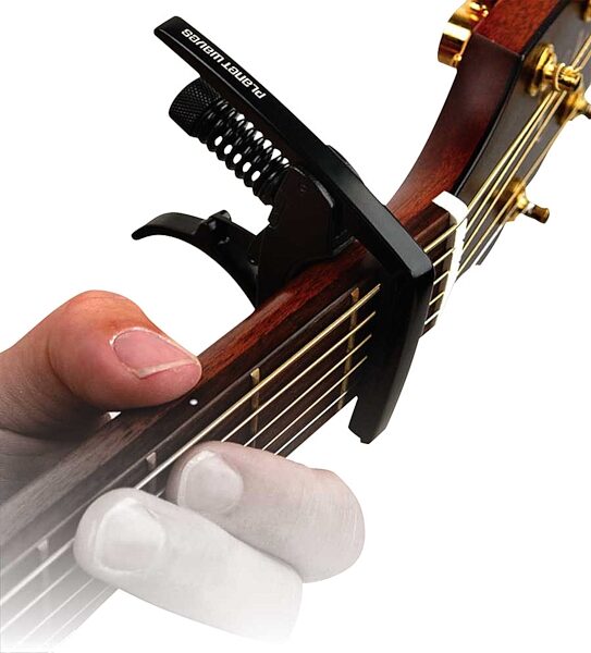 open zoom image for Planet Waves NS Dual Action Capo, In Use