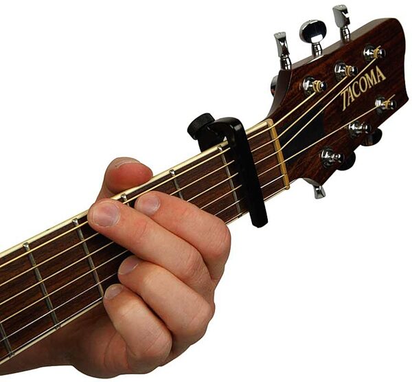 open zoom image for D'Addario NS Capo, Black, In Use