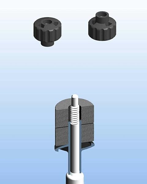 open zoom image for Tama CM8P 8mm Cymbal Mate, 2-Pack, Perspective