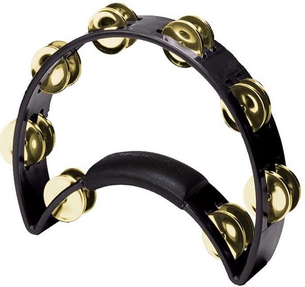 open zoom image for Rhythm Tech Tambourine with Brass Jingles, Black, RT 1011, Black