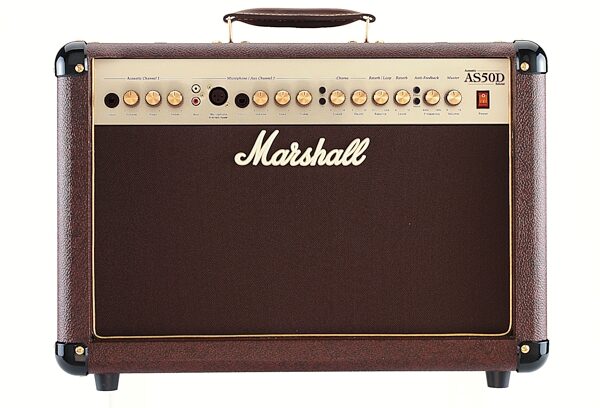 open zoom image for Marshall AS50D Acoustic Guitar Amplifier (50 Watts, 2x8"), Main