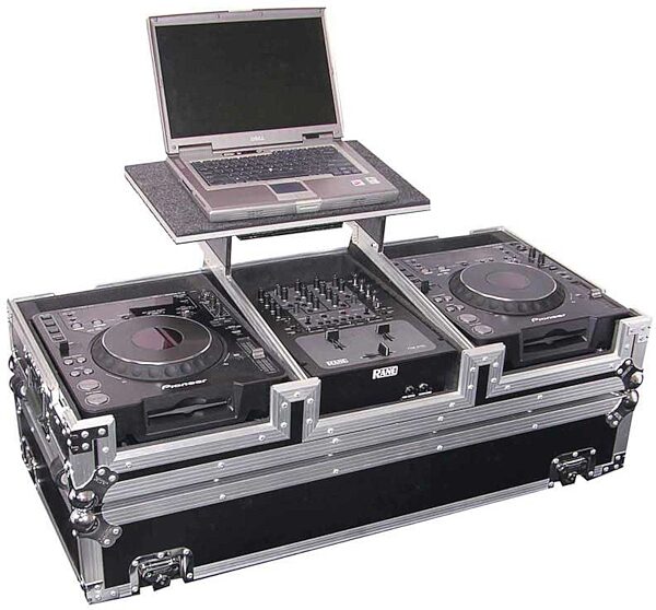 open zoom image for Odyssey FZGS10CDJW CD DJ Coffin Case with Wheels, Main