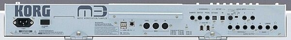 open zoom image for Korg M3-73 73-Key Synth Workstation Sampler, Rear