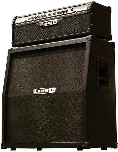 open zoom image for Line 6 Spider III Guitar Amplifier Half Stack with SPIII75HD Head and 412 Cabinet, Main