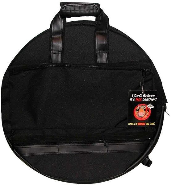 open zoom image for Kaces KCBP10 Pro Deluxe Not Leather Back Pack Cymbal Bag, Main