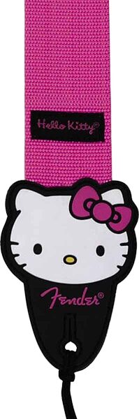 open zoom image for Fender Hello Kitty Guitar Strap, Hello Kitty Pink