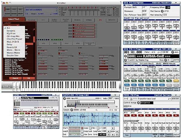 open zoom image for Korg M3-88 88-Key Synth Workstation Sampler, Screens